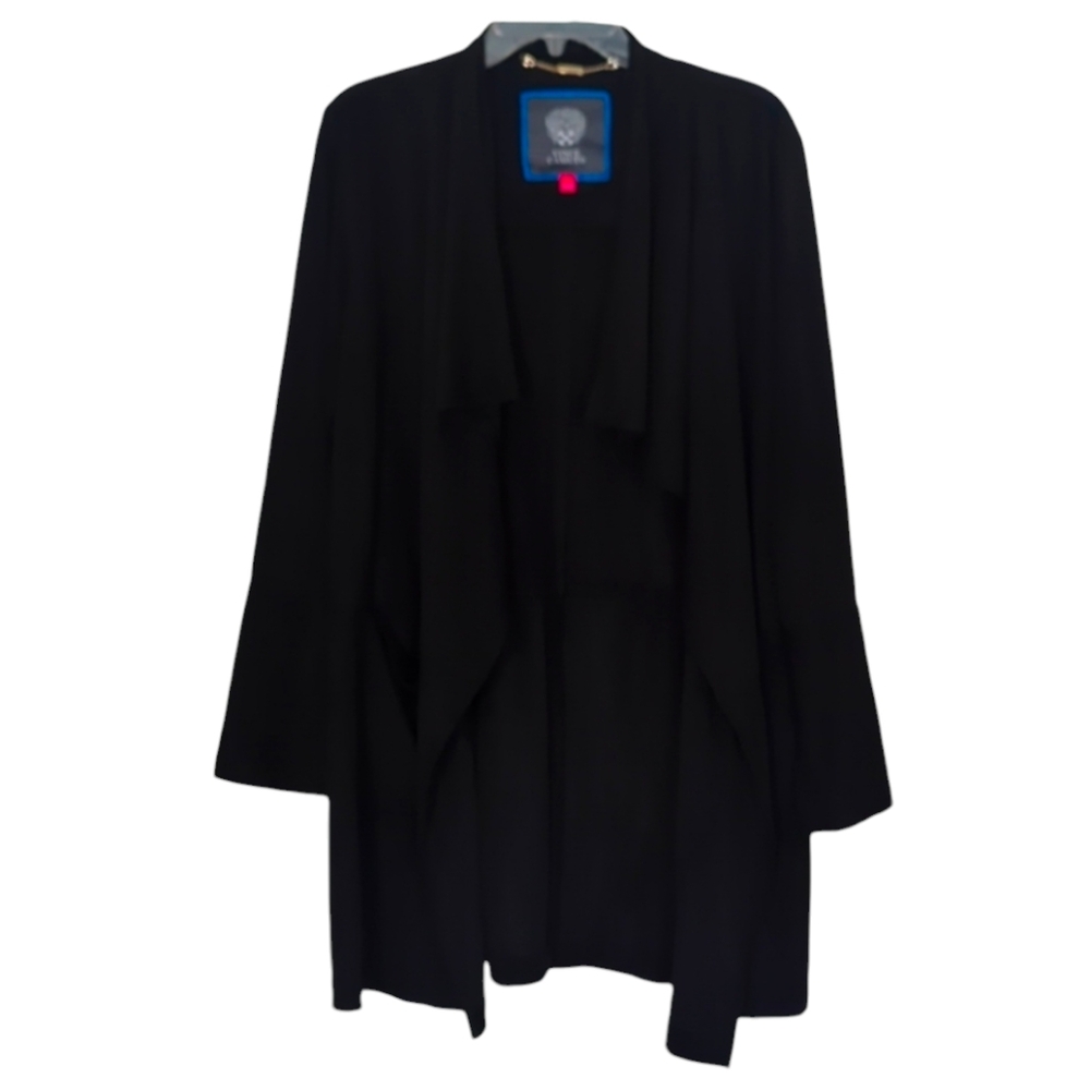 VINCE CUMATO MICROSOFT SUEDE LOOK WATERFALL JACKET